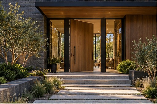 Fictional sample: timber entry at Stone & Cedar House